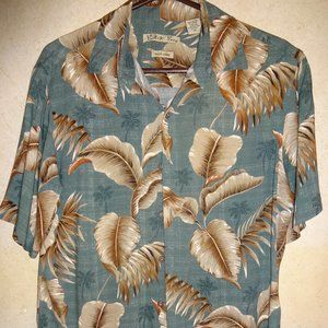 Batik Bay Easy Care Shirt M Palm Trees Tropical